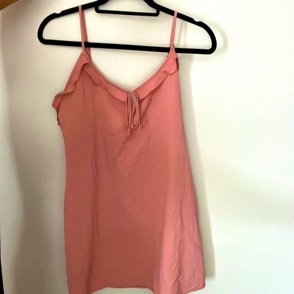 never before worn pretty pink summer dress! mini dress